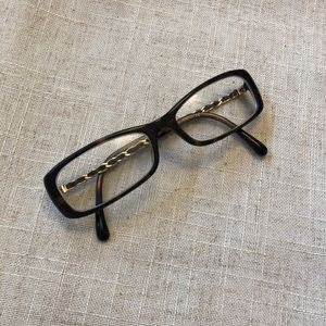 CHANEL tortoise frame eyeglasses